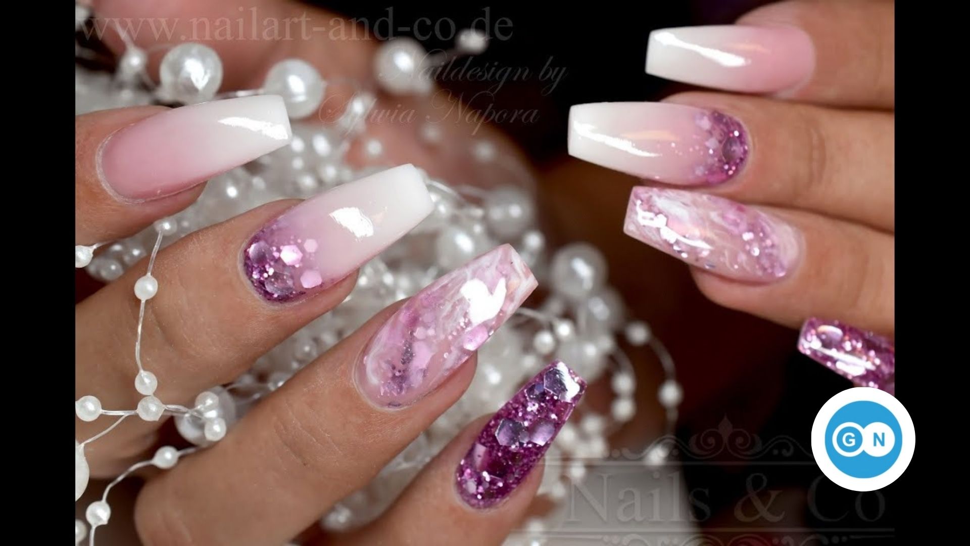 Babyboomer mit Glitzerverlauf 