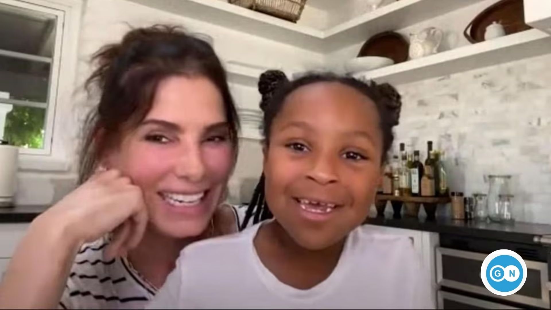 sandra bullock kinder