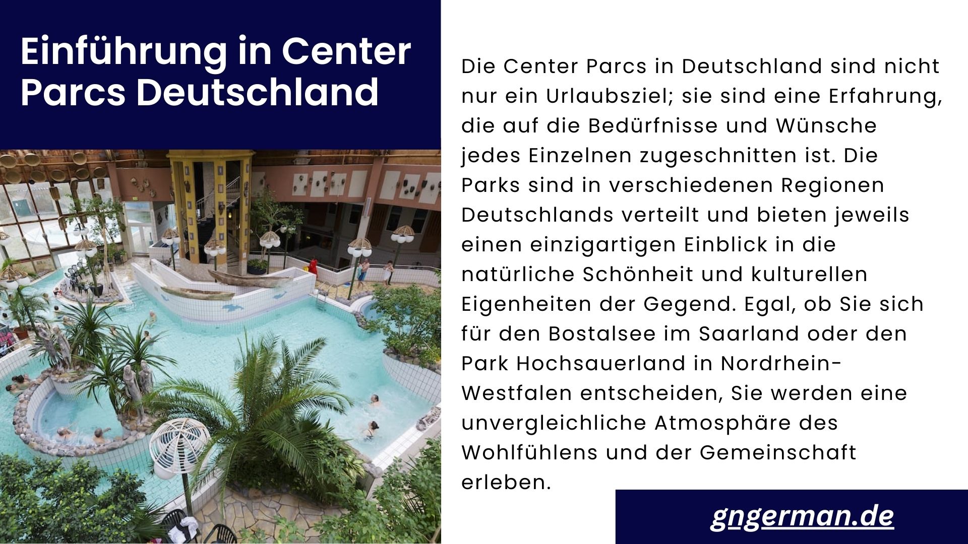 Center Parcs in Deutschland